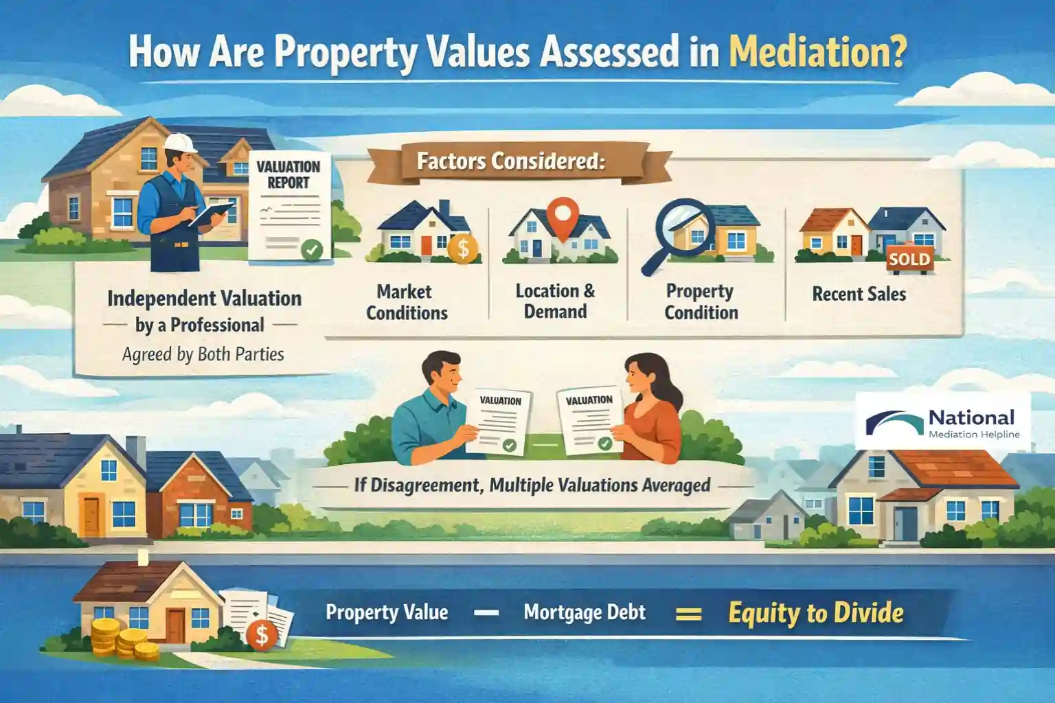 How Are Property Values Assessed in Mediation Colchester?