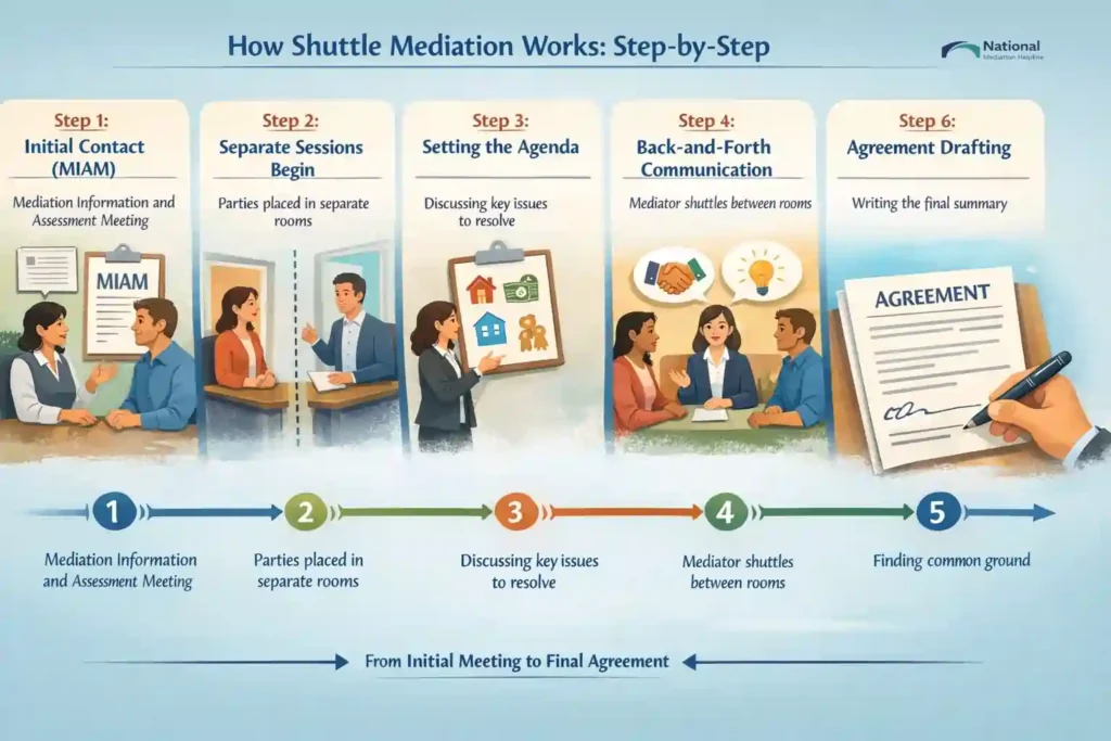 How Shuttle Mediation Works: Step-by-Step Colchester
